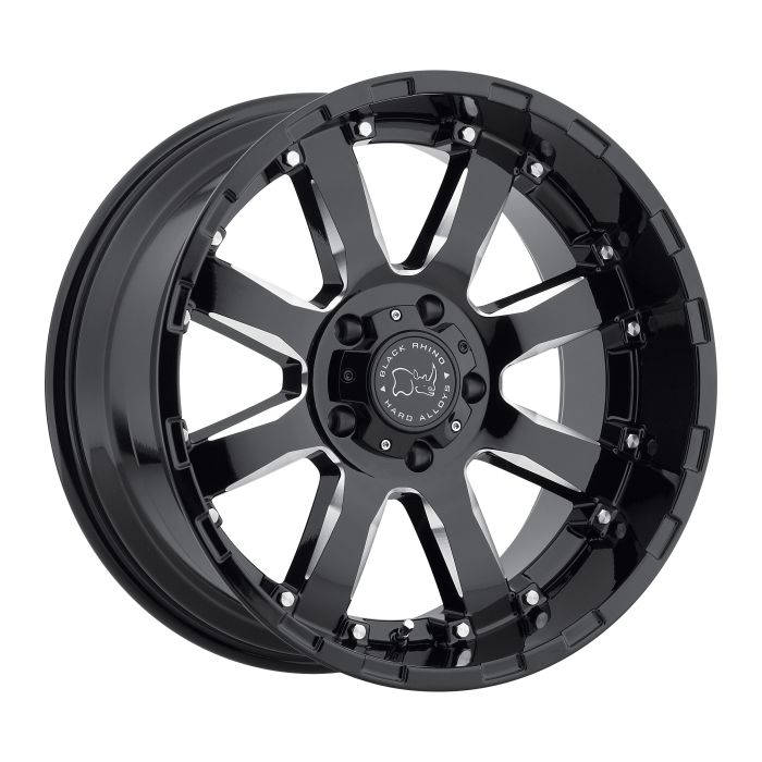 BLK RHNO SIERRA BLK/MIL 18X9 5X5 4.5BS