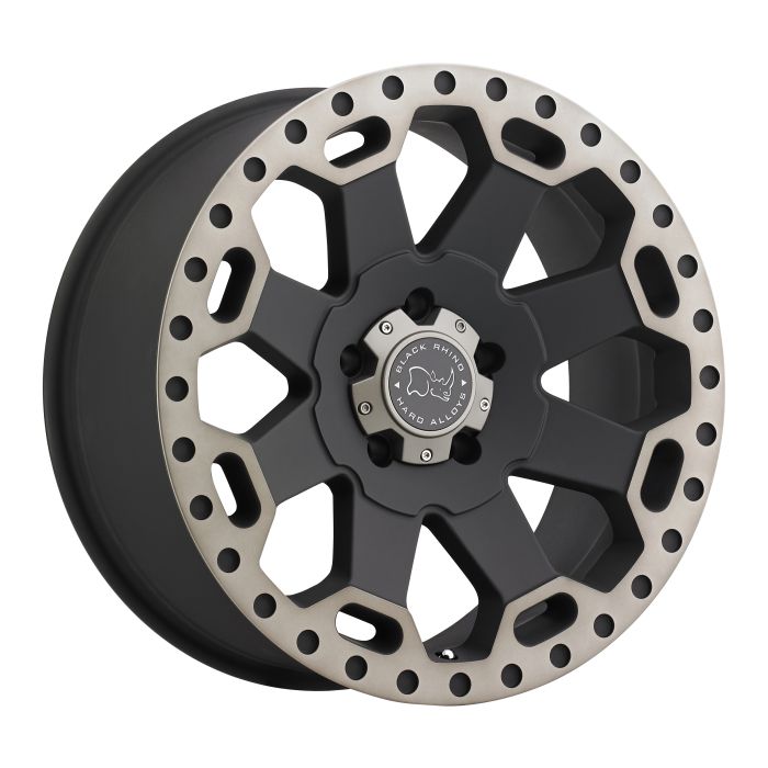 Black Rhino  Warlord Wheel for 07-21 Jeep Wrangler JL, JK & Gladiator JT
