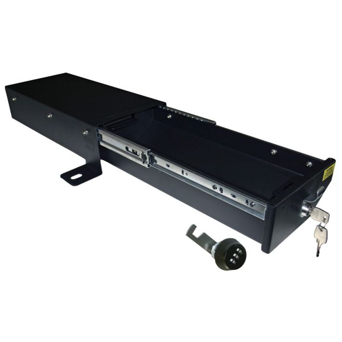 Tuffy 293-01 Security Products Passenger Side Conceal Carry Underseat Security Drawer for 07-18 Jeep Wrangler Unlimited JK and 07-10 Wrangler 2 door JK