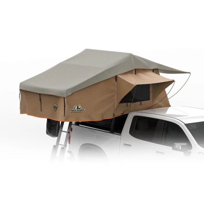 Tuff Stuff Overland TS-RTT-RAN-65 Ranger 65 Rooftop Tent, 3 Person, in Tan 