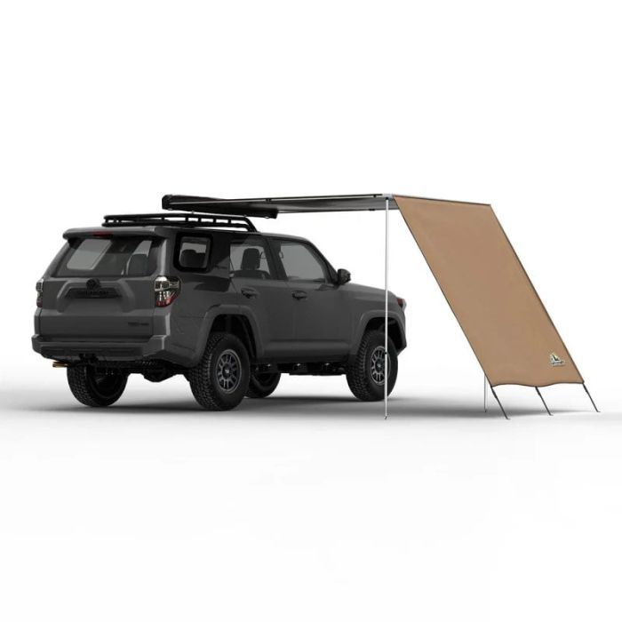 TUFF STUFF OVERLAND AWNING SHADE WALL, 6.5' X 8'
