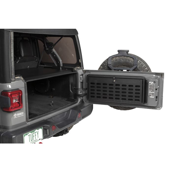 Tuffy 365-01 Tailgate Lockbox MOLLE Storage for 18-22 Jeep Wrangler JL