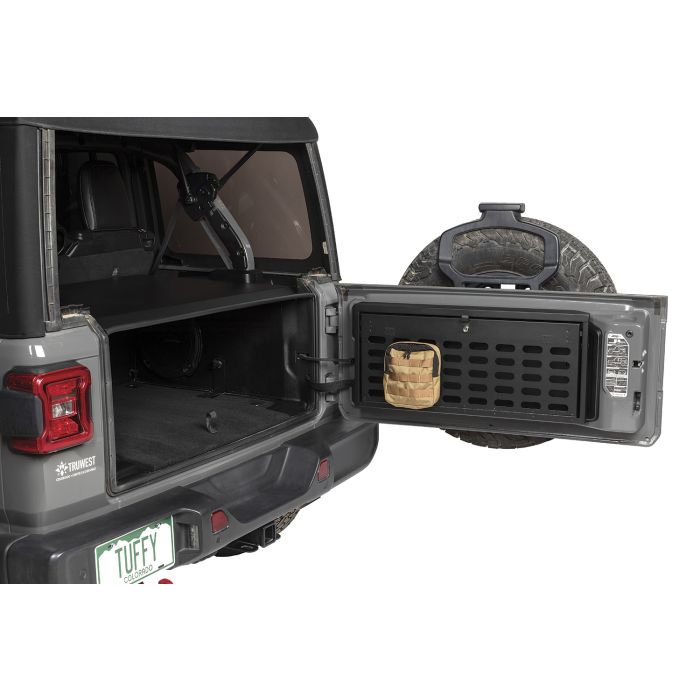 Tuffy 365-01 Tailgate Lockbox MOLLE Storage for 18-24 Jeep Wrangler JL