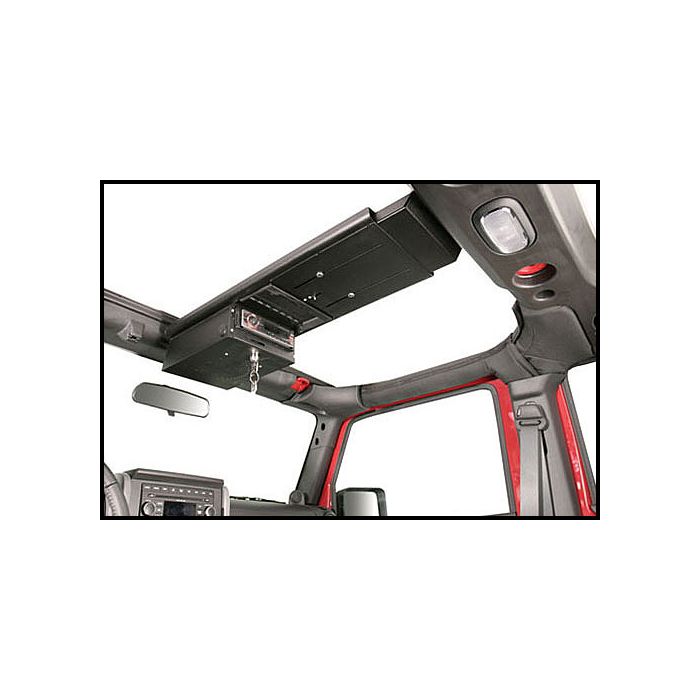 Tuffy 142-01 Security Products Single Compartment Overhead Security Console for 07-18 Jeep Wrangler JK