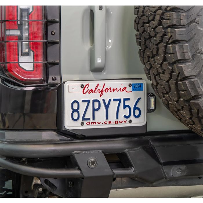 Turn Offroad EA6-M1 Tailgate License Plate Relocation Bracket for 21-26 Ford Bronco