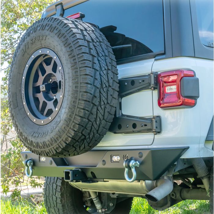 Turn Offroad JLTC-01 Hinge Mount Tire Carrier for 18-26 Jeep Wrangler JL