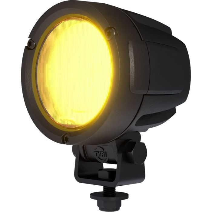 D8 2500 eLumen 12V Yellow Asymmetric Fog Pedestal w Mount Harness Universal