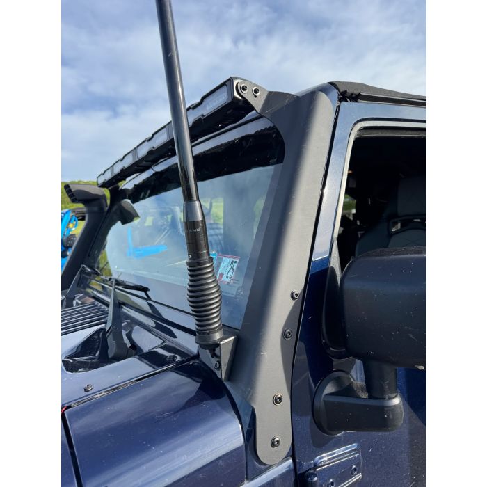TYRI Off-Road Lighting  V48 Hyperion Ligh Bar Windshield Brackets for 07-18 Jeep Wrangler JK
