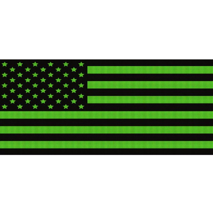 UTS JK BLK/GREEN GRILLE INSERT