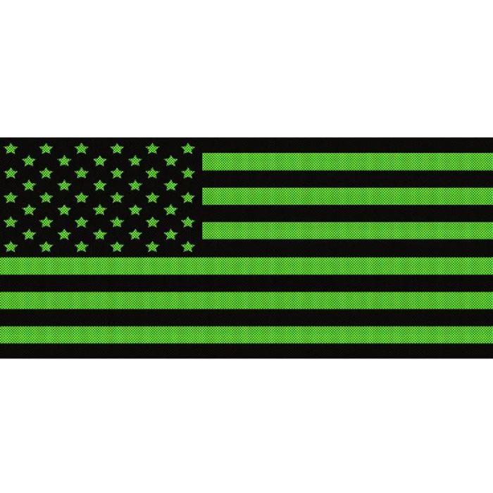 UTS JK BLK/GREEN GRILLE INSERT