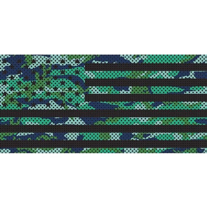 UTS JK BLUE GREEN CAMO STAR STRIPE INS