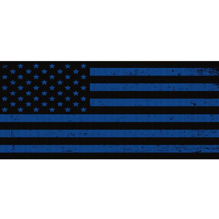UTS JK DISTRESSED BLK/BLU GRILLE INSERT