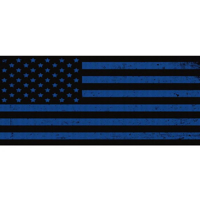 UTS JK DISTRESSED BLK/BLU GRILLE INSERT