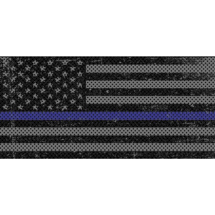 UTS JK DISTRESSED THIN BLUE LINE INSERT