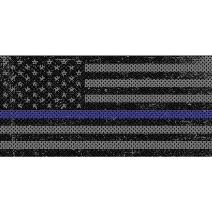 UTS JK DISTRESSED THIN BLUE LINE INSERT