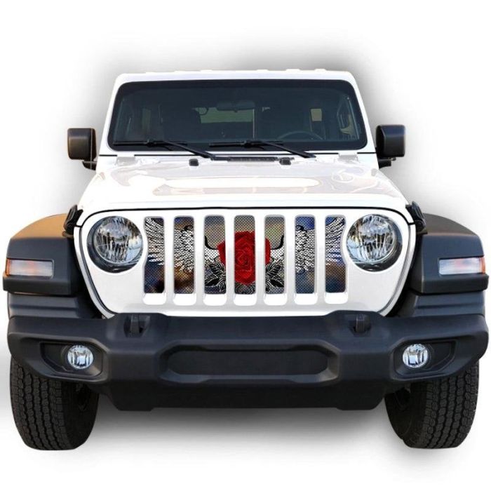 UTS JL ANGEL WINGS GRILLE INSERT WITH TRAIL CAMERA