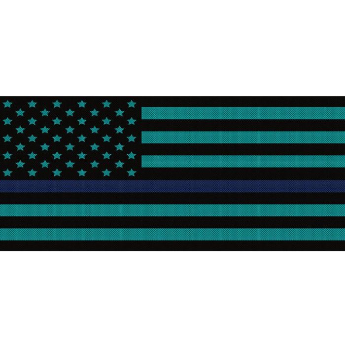 UTS JK BLK/LITE BLU BLU LINE GRILLE INS