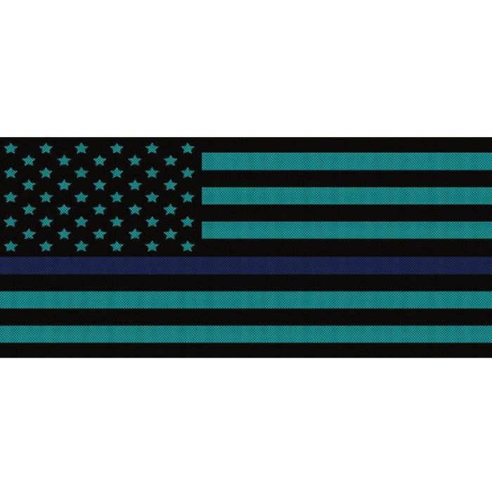 UTS JK BLK/LITE BLU BLU LINE GRILLE INS