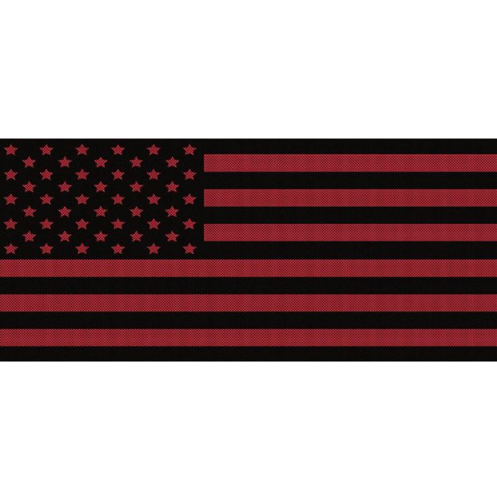 UTS JK BLK/RED GRILLE INSERT