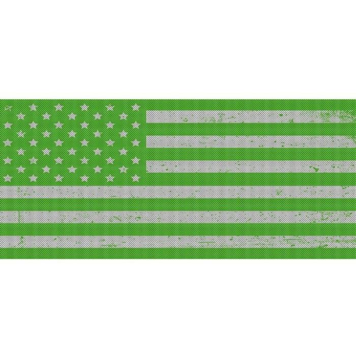 UTS JK DIST WHITE/GREEN GRILLE INSERT