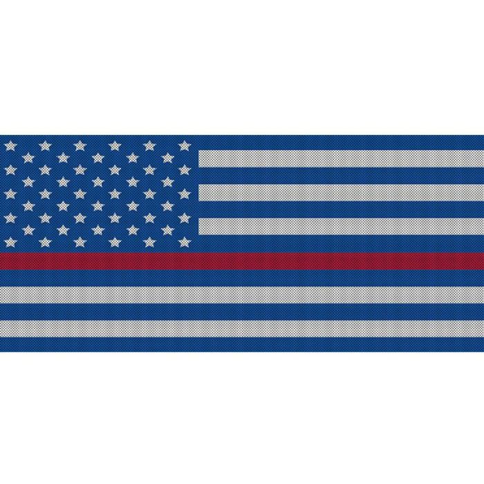 UTS JK WHITE/BLU RED LINE GRILLE INSERT