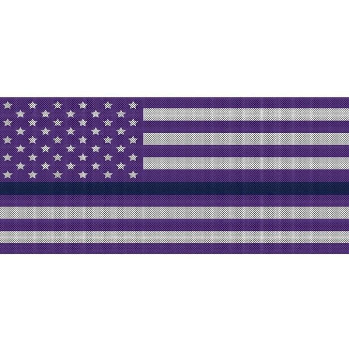 UTS JK WHITE/PURP BLU LINE GRILLE INSRT