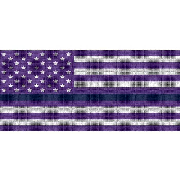 UTS JK WHITE/PURP BLU LINE GRILLE INSRT