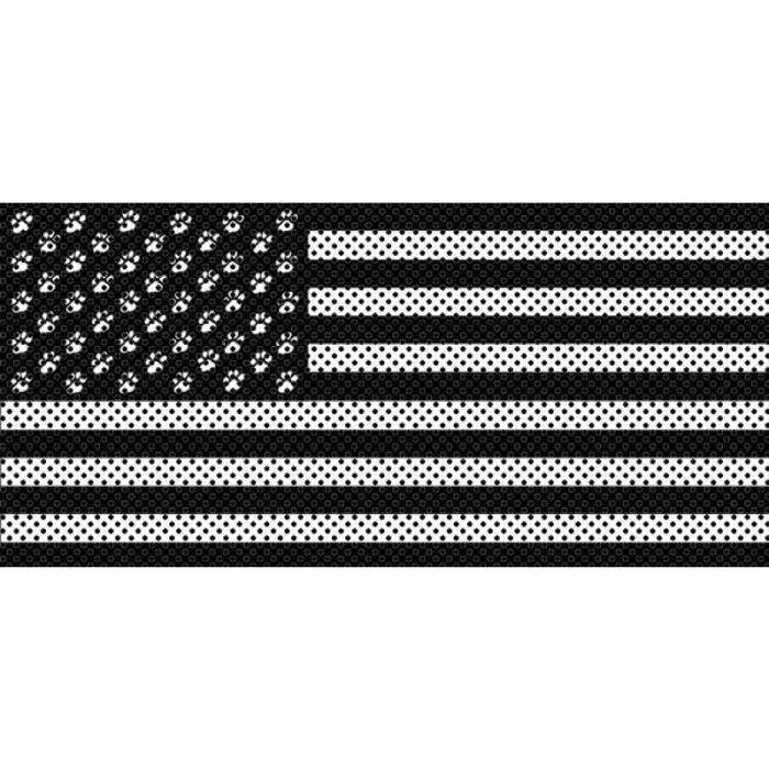UTS JK PAWS BLACK/WHITE GRILL INSERT