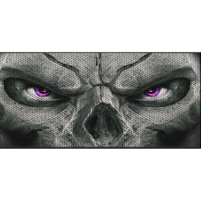 UTS JK SKULL PURPLE EYE GRILL INSERT