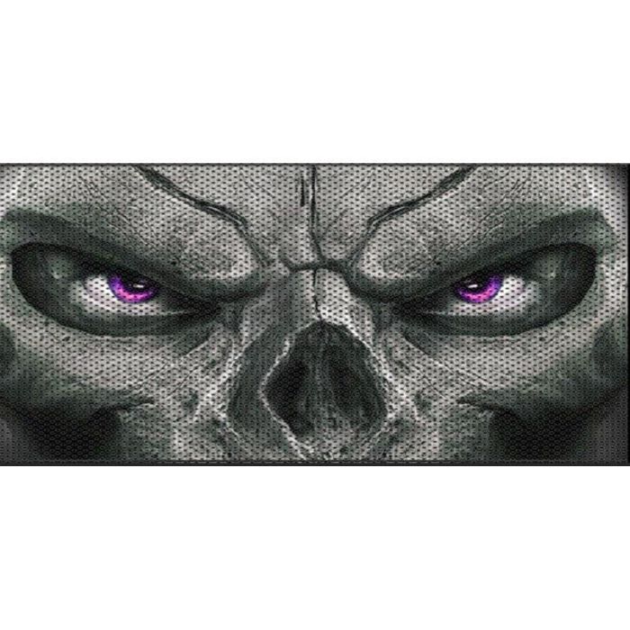 UTS JL SKULL PURPLE EYE GRILL INSERT WITH TRAIL CAMERA