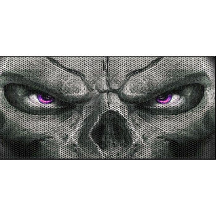 UTS JL SKULL PURPLE EYE GRILL INSERT