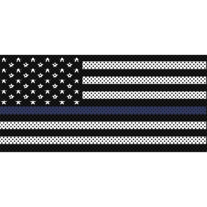 UTS JK THIN BLUE LINE BLACK WHITE INS