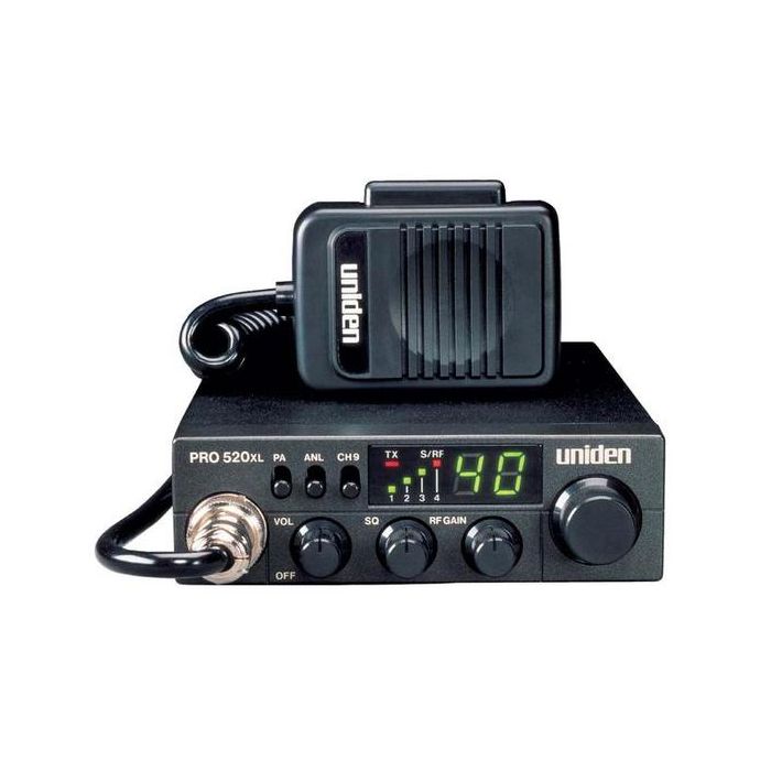 Uniden  Pro 520XL 40 Channel Compact Mobile CB Radio 