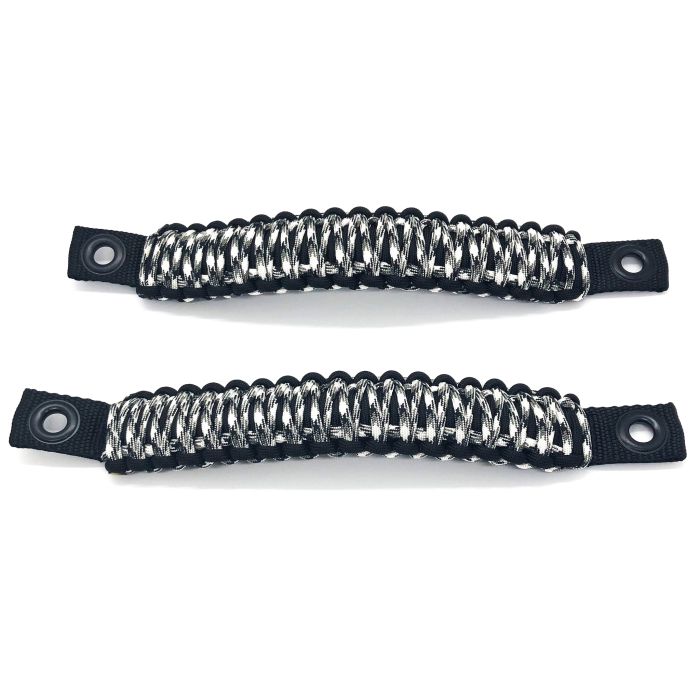 Jeep Wrangler Grab Handles Paracord JK Sound Bar Rear Side Pair Black/Urban Camo Bartact