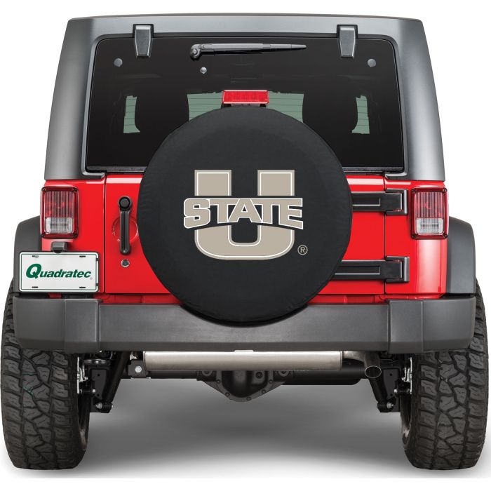 HBS TIRE COVER UTAH STATE 30X8 BLK
