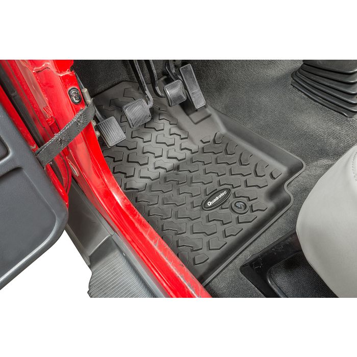 Quadratec  Ultimate All Weather Front Floor Liners for 76-95 Jeep CJ7 & Wrangler YJ