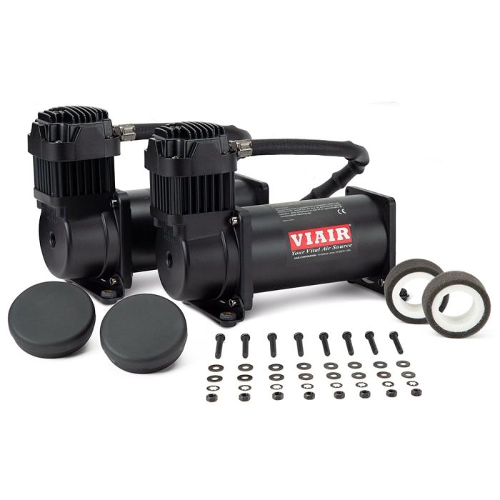 Dual 400 High Performance Stealth Black VMS Compressors, 150PSI