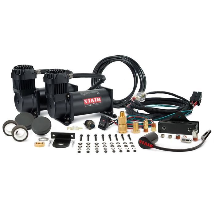 Dual Stealth Black 400 Viair Mounted System (VMS), 150PSI