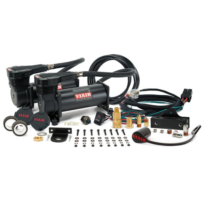 Dual Stealth Black 485 Viair Mounted System (VMS), 200PSI