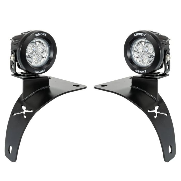 Vision X  CG2 LED Light Canons & Bracket Kit for 18-20 Jeep Wrangler JL & Gladiator JT