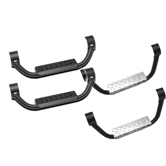 Warrior Products 55005 3" Drop Knight Guard Steps in Black 