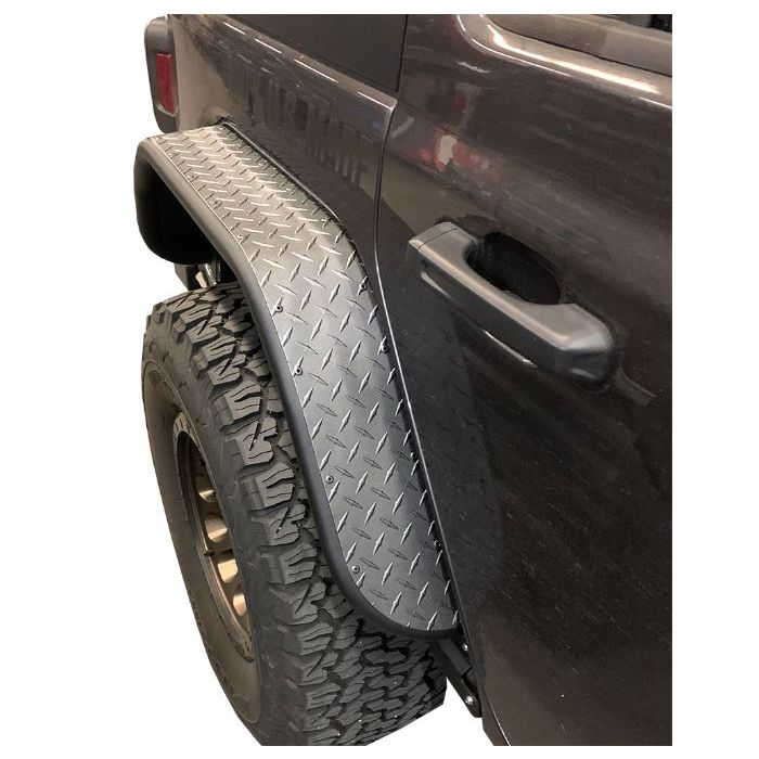 WRR REAR TUBE FENDER FLARES ALUM DIA JL