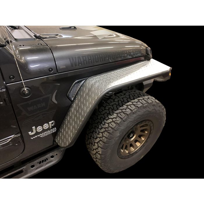 Warrior Products  Tube Fender Flares for 18-22 Jeep Wrangler JL