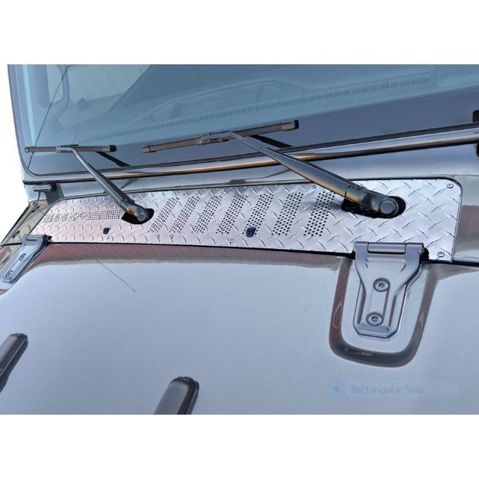 Warrior Products  Center Cowl Cover with Nozzle Relocation for 18-22 Jeep Wrangler JL & Gladiator JT 