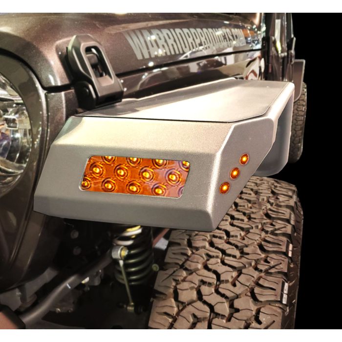 WRR FR TUBE FENDER FLARES JL RAW STEEL