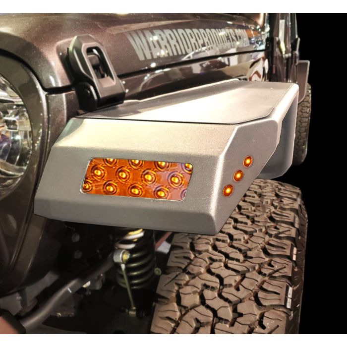 WRR FR TUBE FENDER FLARES JL RAW STEEL