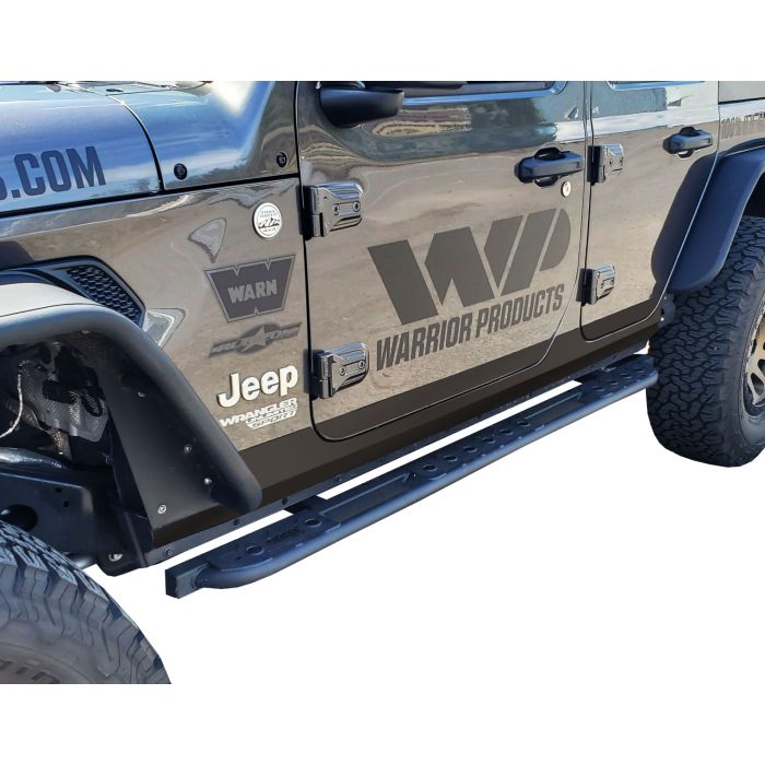 WRR SIDE PLATES SMOOTH BLACK STEEL JLU