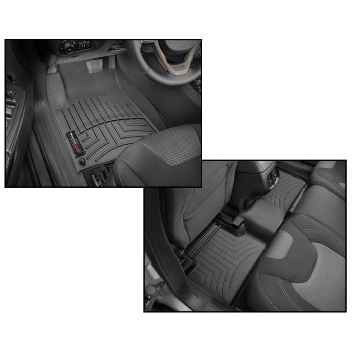 WeatherTech  DigitalFit Front & Rear FloorLiner for 15-20 Jeep Cherokee KL 