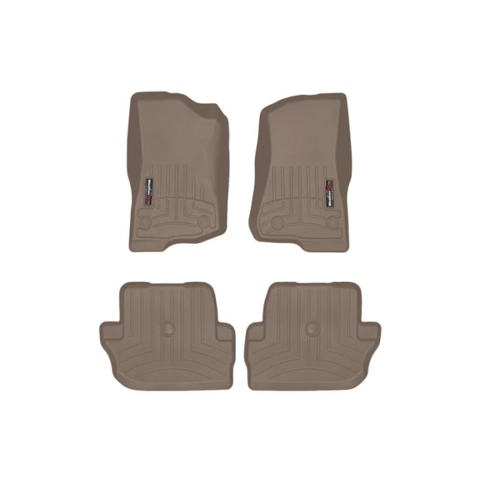 W-TECH FRONT REAR FLOOR COMBO TAN JL 2DR 14054-0132