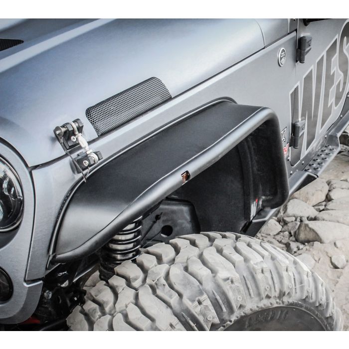 Westin 62-1005 Snyper Front Tube Fenders for 07-18 Jeep Wrangler JK
